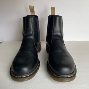Dr. Martens Doc Smooth Leather Chelsea Boots Shoes Men's Size 13